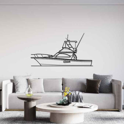 36 2004 Silhouette Metal Wall Art