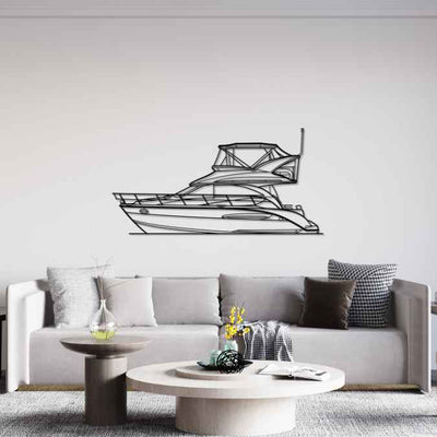 341 Sedan 2013 Silhouette Metal Wall Art