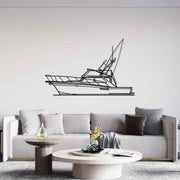 Pacifica 36 1978 Silhouette Metal Wall Art