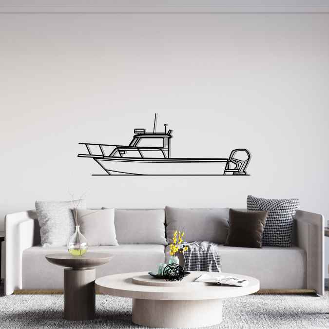 2520 XLD Silhouette Metal Wall Art