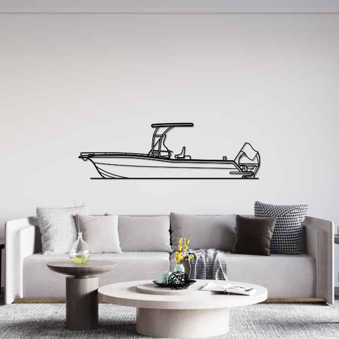 280CC Evo Silhouette Metal Wall Art