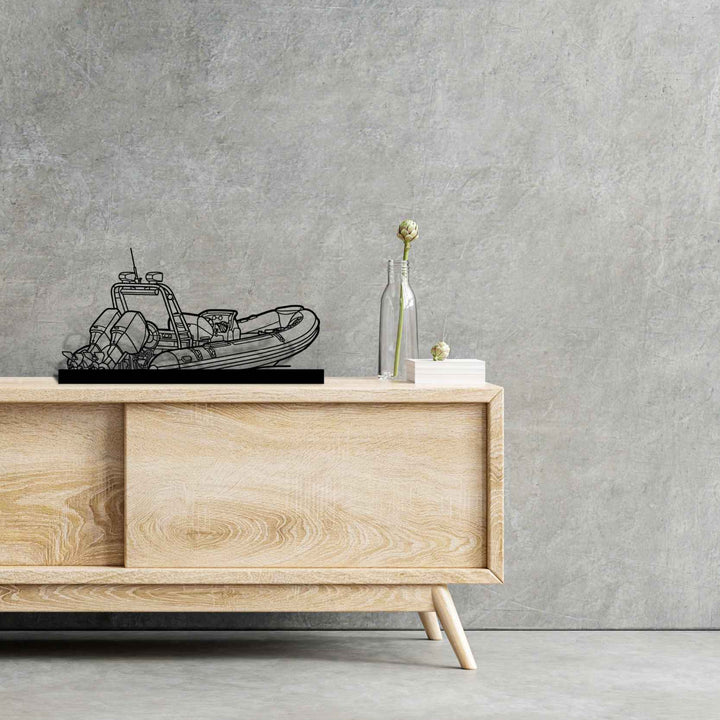 RIB 22 Silhouette Metal Art Stand