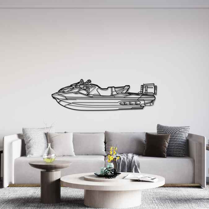 Fish Pro 2022 Silhouette Metal Wall Art