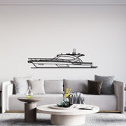 445 SUV 2024 Silhouette Metal Wall Art