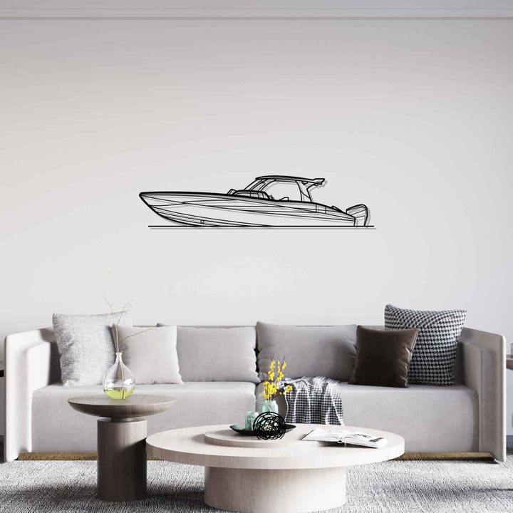 V42 Silhouette Metal Wall Art
