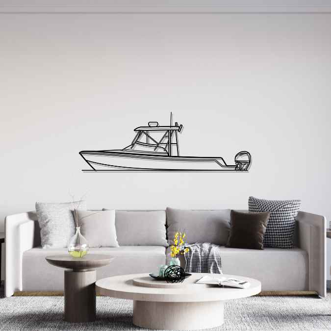 31 1998 Silhouette Metal Wall Art