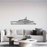 Columbus 43 A Silhouette Metal Wall Art
