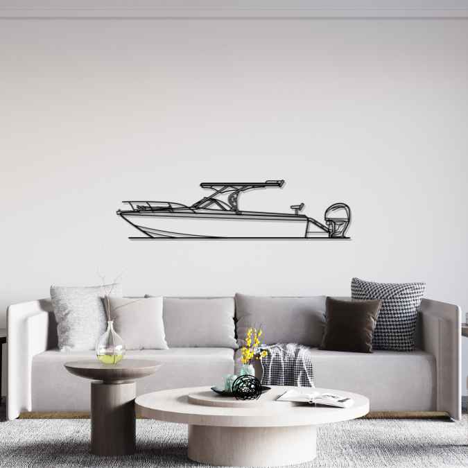 Hunter 773 Silhouette Metal Wall Art