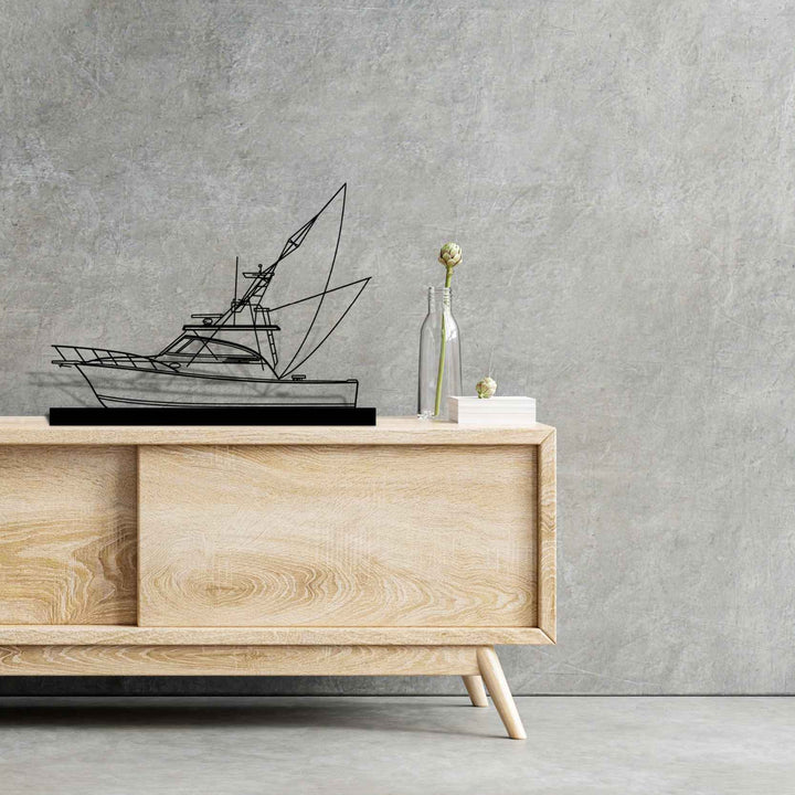 Express Silhouette Metal Art Stand