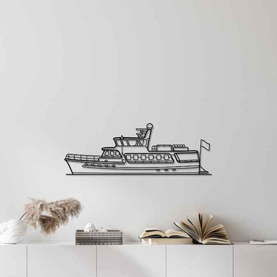 Timber Cruiser 70 Silhouette Metal Wall Art