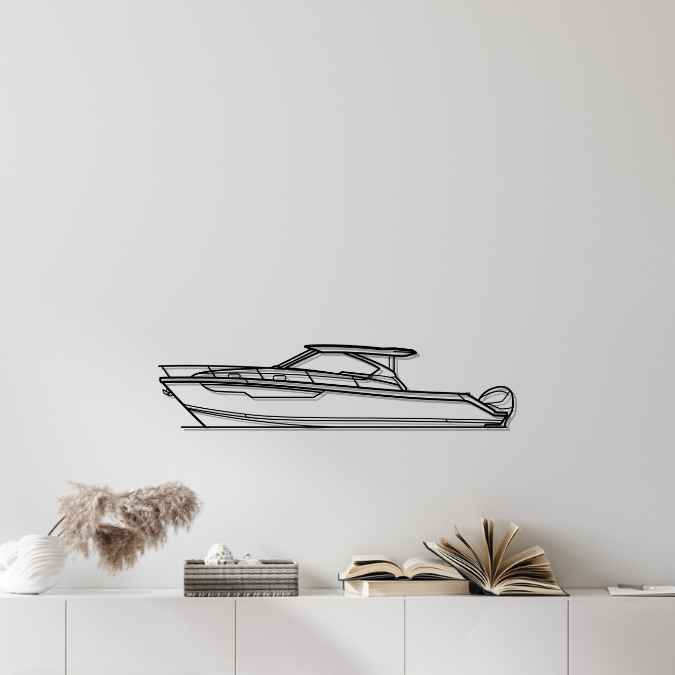 Offshore 445 2024 Silhouette Metal Wall Art