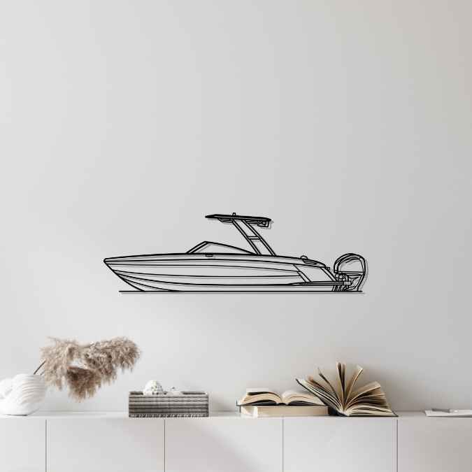 R8 V2 Silhouette Metal Wall Art