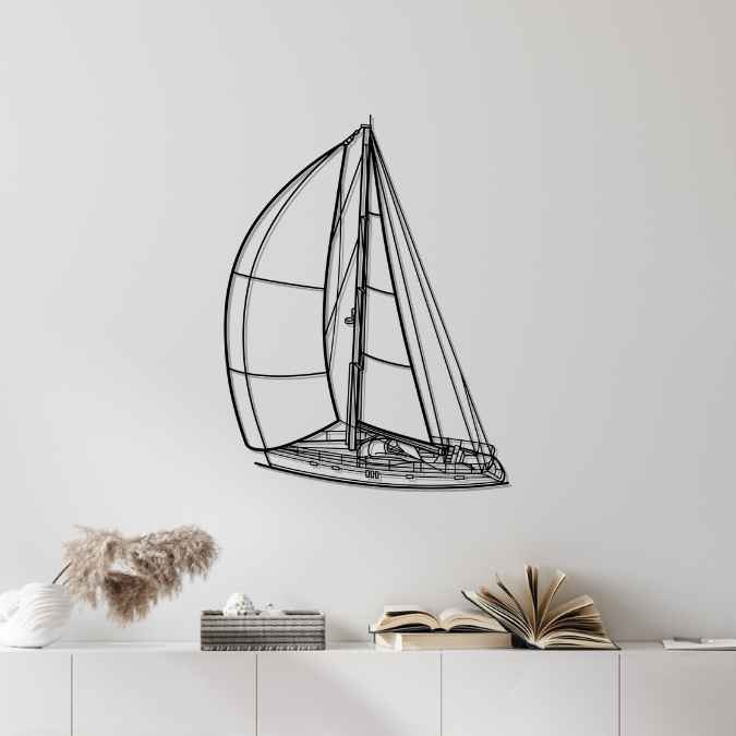 625 2018 Angle Silhouette Metal Wall Art