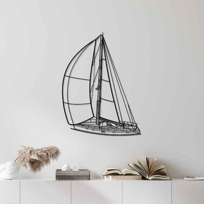 625 2018 Angle Silhouette Metal Wall Art