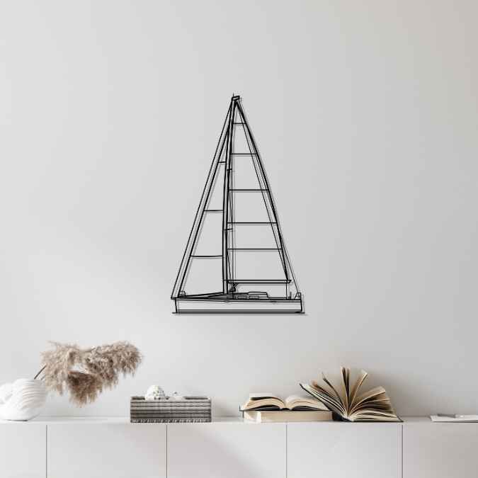 380 2019 Front Silhouette Metal Wall Art