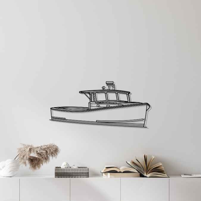 Cove 32 2001 Angle Silhouette Metal Wall Art