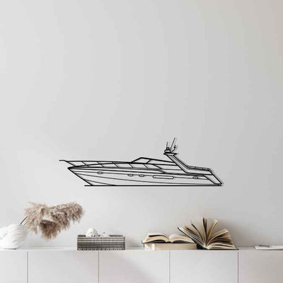 Camargue 46 1993 Silhouette Metal Wall Art