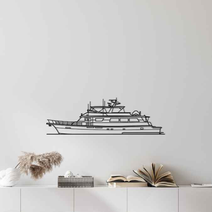 80 1989 Silhouette Metal Wall Art