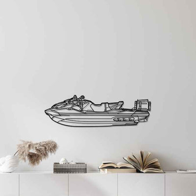 Fish Pro 2022 Silhouette Metal Wall Art