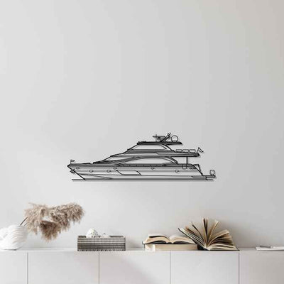 E75 2019 Silhouette Metal Wall Art