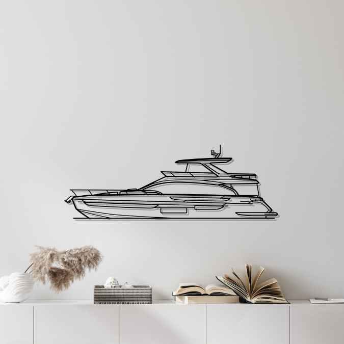 72 Fly 2023 Silhouette Metal Wall Art