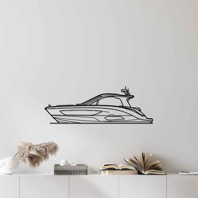 370 Sundancer 2024 Silhouette Metal Wall Art