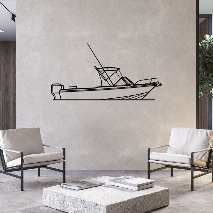 Viking 1961 Silhouette Metal Wall Art